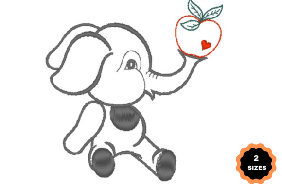 Cute Elephant with Apple: Boutique Sweatshirt Review