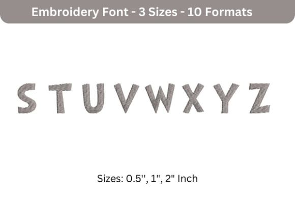 DrSue Font Uppercase S to Z Review