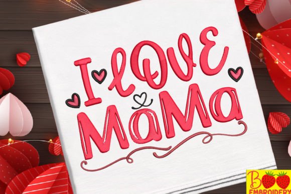 I Love Mama: A Valentine's Day Embroidery Review
