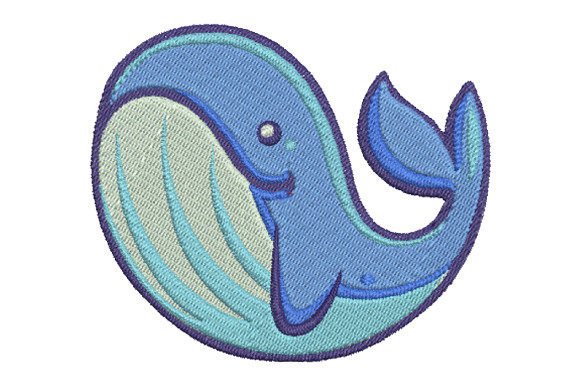 Intelligent Baby Whale Embroidery Design Review