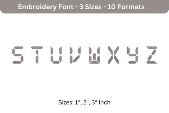 LCD Font S to Z: A Designer's Review for Business Merch