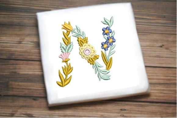 Letter N in Beautiful Flower: A Designer Review