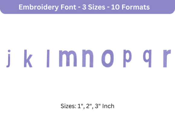 Review: Bimbo Font Lowercase J to R for Etsy Shops