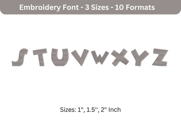 Review: Minnie Font S to Z for Embroidery