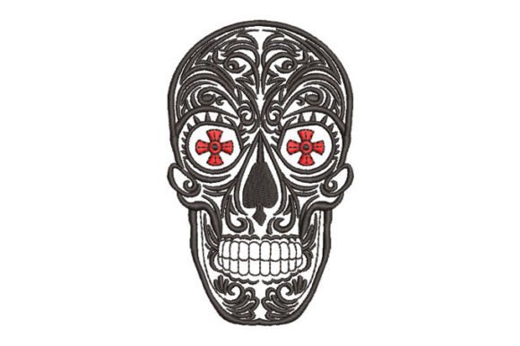 Transparent Mexican Skull: A Seasonal Embroidery Review