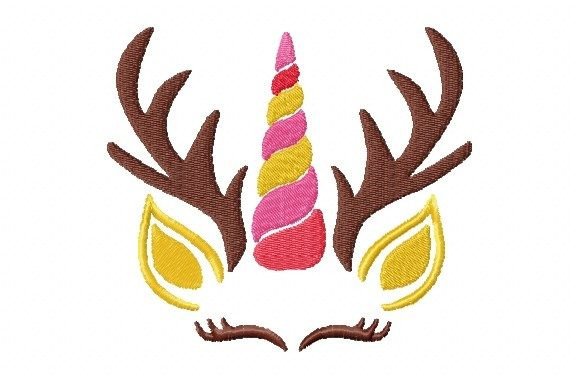 Unicorn Reindeer: A Seasonal Embroidery Review